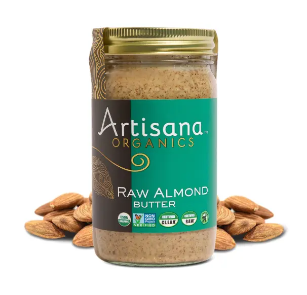Mantequilla cruda de almendras Artisana Organics